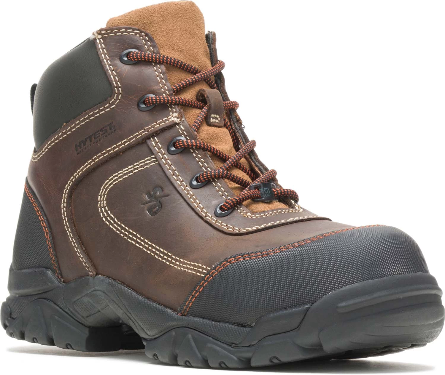HYTEST 12441 Brown Composite Toe, Static Dissipating Men's Hiker 3 HYTEST 12441 Brown Composite Toe, Static Dissipating Men's Hiker