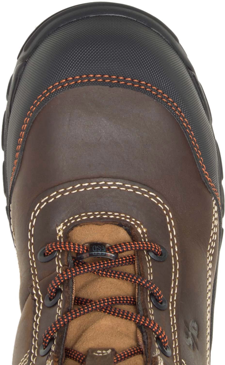 HYTEST 12441 Brown Composite Toe, Static Dissipating Men's Hiker 6 HYTEST 12441 Brown Composite Toe, Static Dissipating Men's Hiker - Image 4
