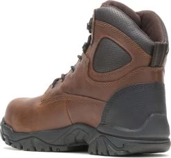 HYTEST 12481 Brown Electrical Hazard, Composite Toe, Puncture Resistant, Non-Metallic Waterproof Unisex 6 Inch Hiker -Shoes Sales Store 12481 2020 update back profile