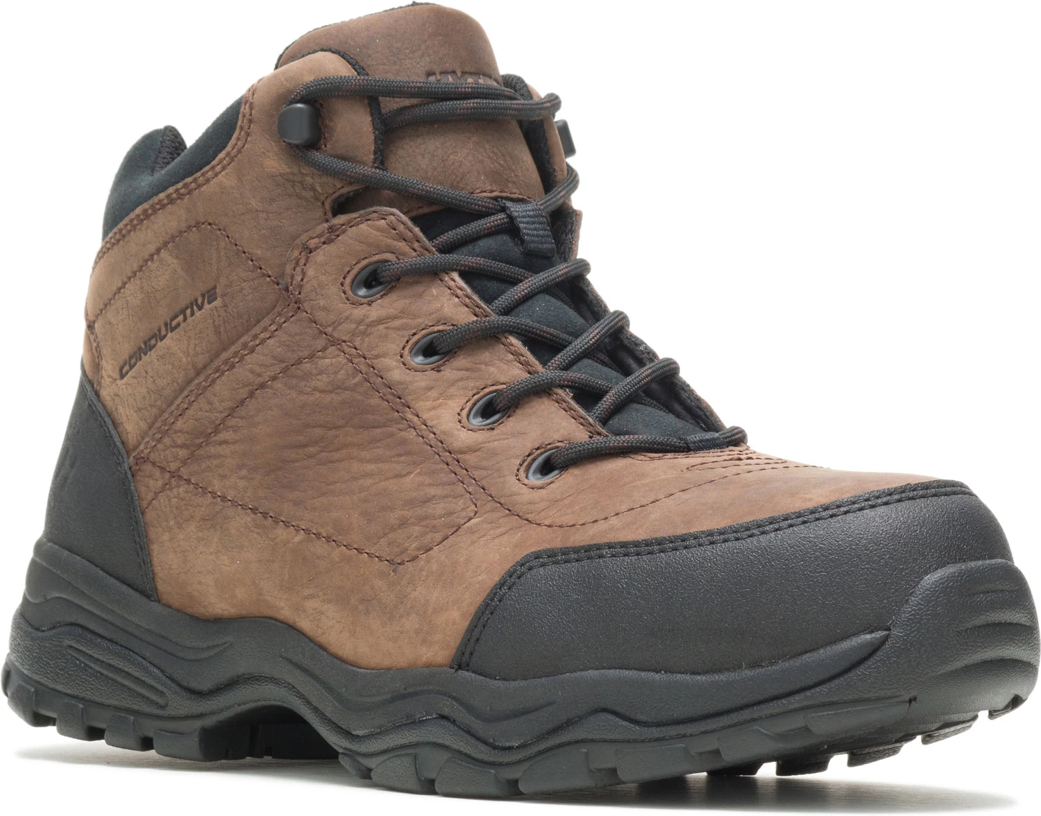 HyTest 12571 Avery, Men's, Brown, Steel Toe, Conductive Hiker 3 HyTest 12571 Avery, Men's, Brown, Steel Toe, Conductive Hiker