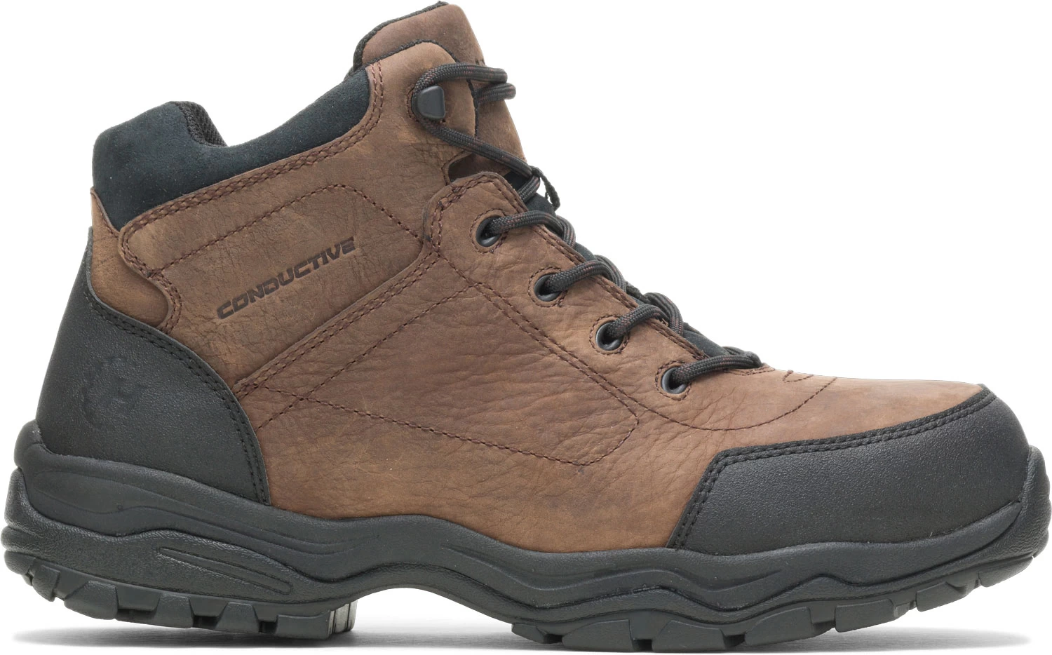 HyTest 12571 Avery, Men's, Brown, Steel Toe, Conductive Hiker 4 HyTest 12571 Avery, Men's, Brown, Steel Toe, Conductive Hiker - Image 2