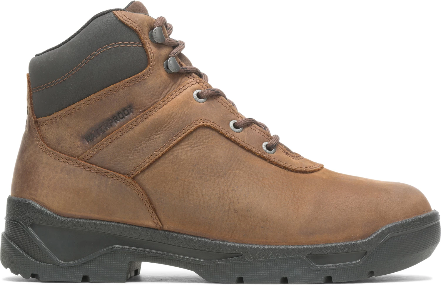 HyTest 13261 Knock, Men's, Brown, Steel Toe, EH, Mt, WP, 6 Inch, Work Boot 4 HyTest 13261 Knock, Men's, Brown, Steel Toe, EH, Mt, WP, 6 Inch, Work Boot - Image 2