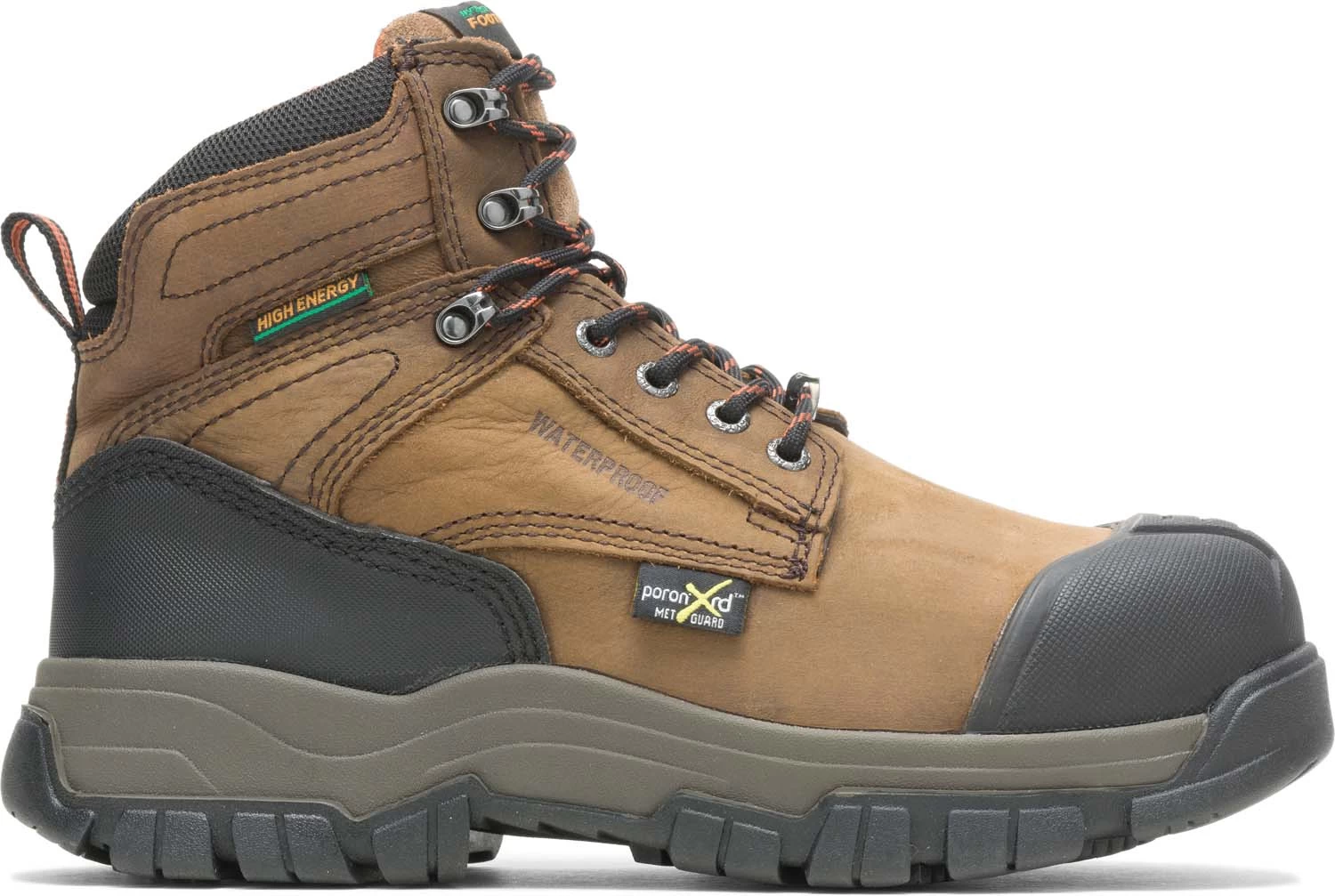 HYTEST 13562 Men's Brown, Comp Toe, EH, Met Guard, PR, Waterproof Hiker 4 HYTEST 13562 Men's Brown, Comp Toe, EH, Met Guard, PR, Waterproof Hiker - Image 2