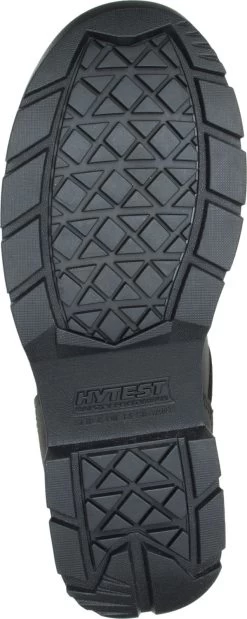 HYTEST 13990 Knock, Men's, Black, Steel Toe, EH, WP, 6 Inch Boot -Shoes Sales Store 13990 outsole