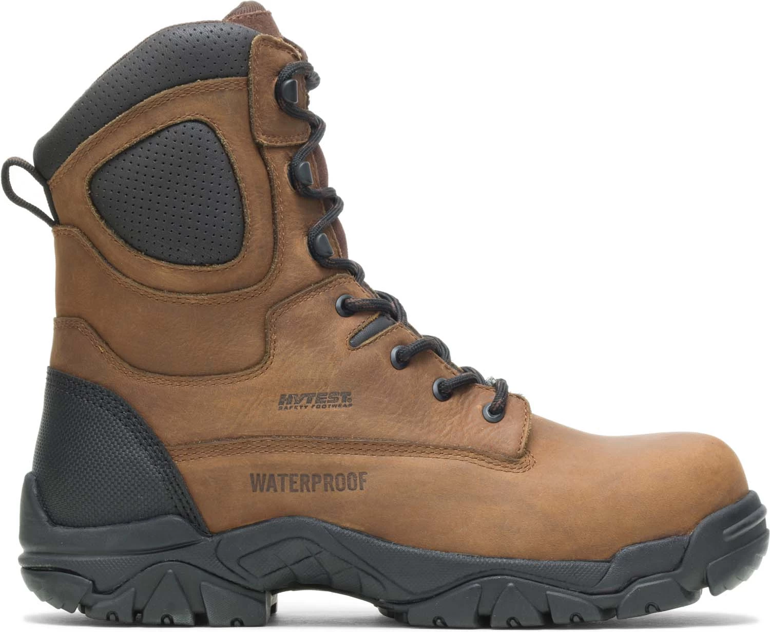 HYTEST 14481 Brown Electrical Hazard, Composite Toe, Waterproof, Insulated, Puncture Resistant Unisex 8 Inch Stealth Boot 4 HYTEST 14481 Brown Electrical Hazard, Composite Toe, Waterproof, Insulated, Puncture Resistant Unisex 8 Inch Stealth Boot - Image 2