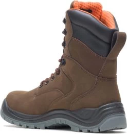 HYTEST 14781 Unisex, Brown, Steel Toe, EH, Waterproof, 8 Inch Boot -Shoes Sales Store 14781 2020 update back profile