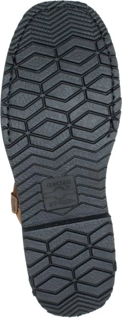 HYTEST 15021 Men's Brown Wellington XRD Internal Metatarsal Guard, Steel Toe, Electric Hazard -Shoes Sales Store 15021 2020 update outsole