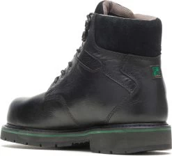 HYTEST FootRests 23180 Black Electrical Hazard, Composite Toe, Waterproof, Men's 6 Inch Work Boot -Shoes Sales Store 23180 2020 update back profile