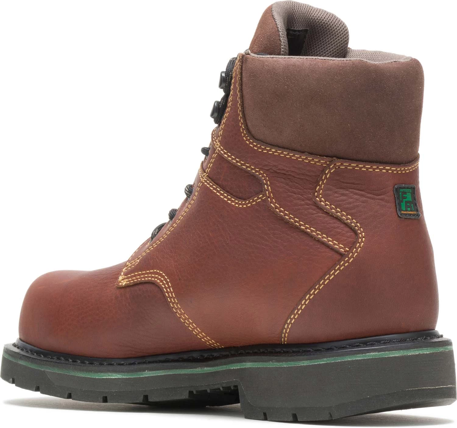 HYTEST FootRests 23181 Brown Electrical Hazard, Composite Toe, Waterproof, Men's 6 Inch Work Boot 5 HYTEST FootRests 23181 Brown Electrical Hazard, Composite Toe, Waterproof, Men's 6 Inch Work Boot - Image 3