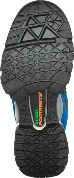 HyTest 23342 Footrests 2.0 Charge, Men's, Blue, Nano Toe, EH, WP, Hiker, Work Boot -Shoes Sales Store 23342 outsole
