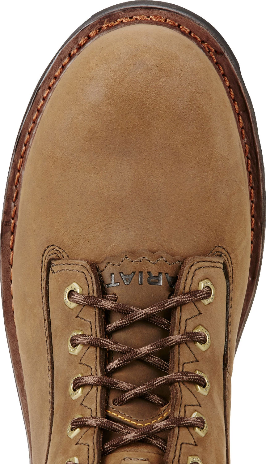 Ariat AR10018567 Powerline, Men's, Brown, Comp Toe, EH, WP, INS, 8 Inch Logger 5 Ariat AR10018567 Powerline, Men's, Brown, Comp Toe, EH, WP, INS, 8 Inch Logger - Image 3