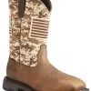 Ariat AR10022968 WorkHog Patriot, Men's, Earth/Camo, Steel Toe, EH, Pull On Boot