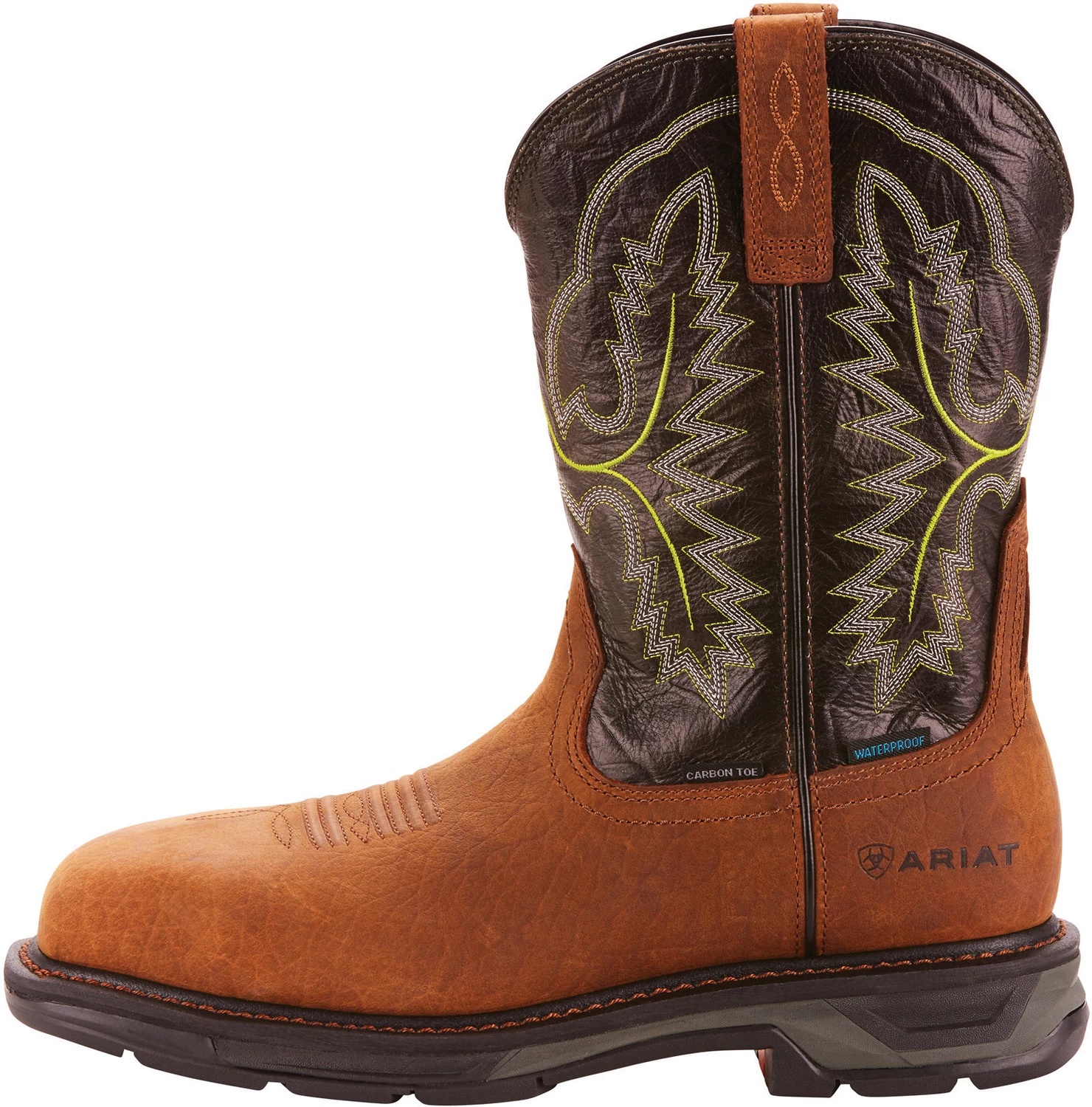 Ariat AR190024966 Workhog XT, Men's, Tumbled Bark, Carbon Toe, EH, WP, Pull On, Work Boot 4 Ariat AR190024966 Workhog XT, Men's, Tumbled Bark, Carbon Toe, EH, WP, Pull On, Work Boot - Image 2