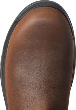 Ariat AR10036738 Turbo, Men's, Brown, Comp Toe, EH, WP, Chelsea, Work Boot -Shoes Sales Store ar10036738 top