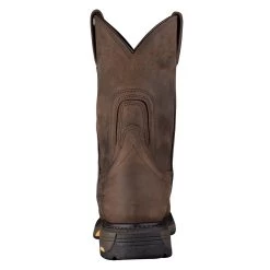 Ariat 1200 Workhog Men's Distressed Brown Slip Resistant Composite Toe EH Waterproof Wellington -Shoes Sales Store ar1200 back