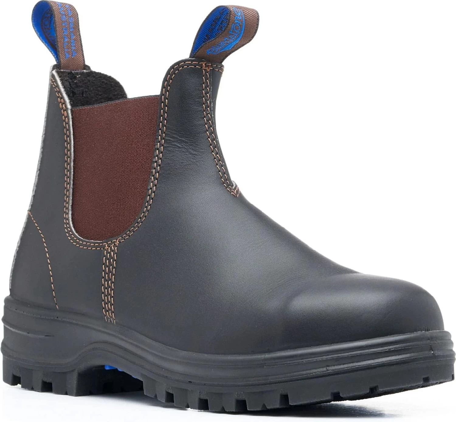 Blundstone BL140 Men's, Stout Brown, Steel Toe, EH, Chelsea Boot 3 Blundstone BL140 Men's, Stout Brown, Steel Toe, EH, Chelsea Boot