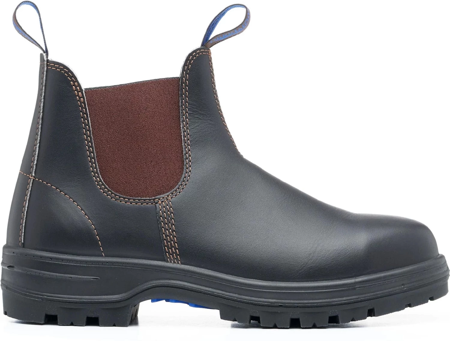 Blundstone BL140 Men's, Stout Brown, Steel Toe, EH, Chelsea Boot 4 Blundstone BL140 Men's, Stout Brown, Steel Toe, EH, Chelsea Boot - Image 2