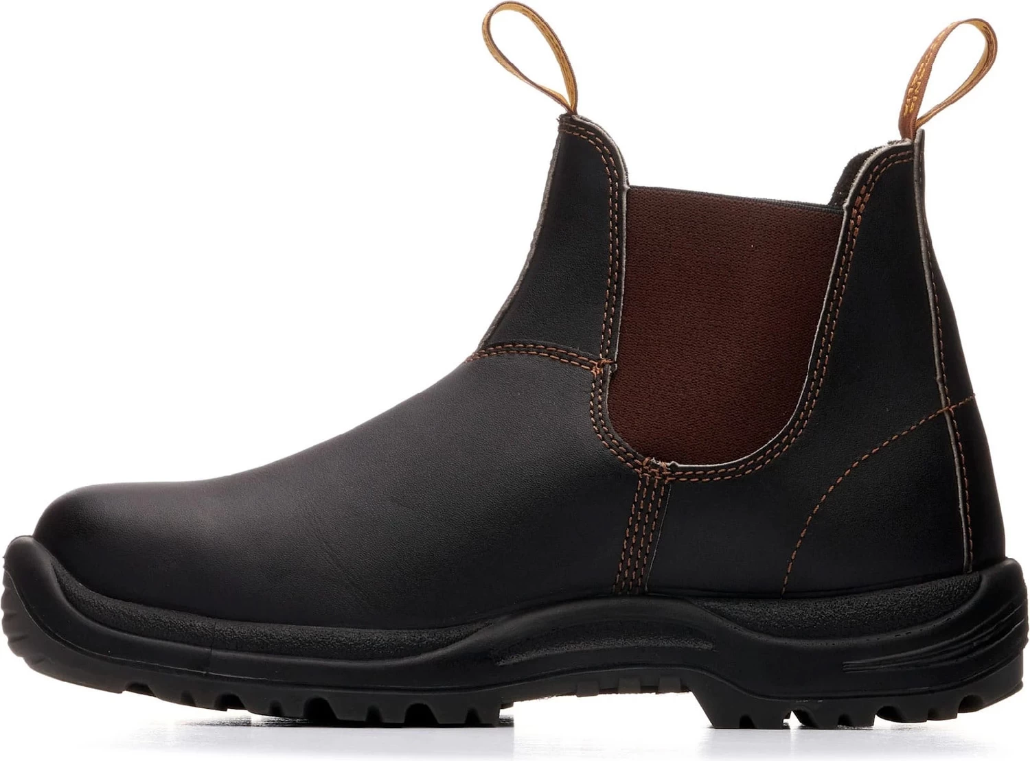 Blundstone BL172 Men's, Stout Brown, Steel Toe, EH, Chelsea Boot 5 Blundstone BL172 Men's, Stout Brown, Steel Toe, EH, Chelsea Boot - Image 3