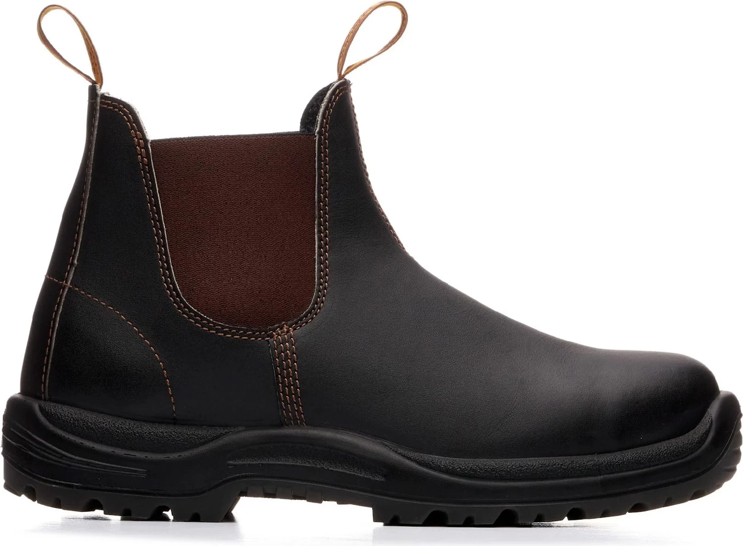 Blundstone BL172 Men's, Stout Brown, Steel Toe, EH, Chelsea Boot 4 Blundstone BL172 Men's, Stout Brown, Steel Toe, EH, Chelsea Boot - Image 2