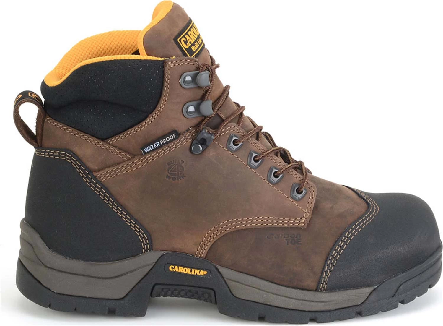 Carolina CA5522 Bruno Lo, Men's, Brown, Comp Toe, SD, WP, 6 Inch Boot 4 Carolina CA5522 Bruno Lo, Men's, Brown, Comp Toe, SD, WP, 6 Inch Boot - Image 2