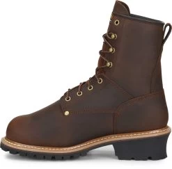 Carolina CA7821 ELM, Men's, Brown, Steel Toe, EH, Mt, WP/Insulated Logger -Shoes Sales Store ca7821 instep