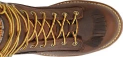 Carolina CA9824 Spruce, Men's, Copper, Steel Toe, EH. WP, Lace To Toe, Logger, 8 Inch, Work Boot -Shoes Sales Store ca9824 top