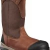 Carhartt CME1355 Ground Force, Men's, Brown, Comp Toe, EH, WP, 10 Inch Boot -Shoes Sales Store cme1355 profile