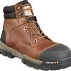 Carhartt CME6355 Ground Force, Men's, Brown, Comp Toe, EH, WP, 6 Inch Boot 2 Carhartt CME6355 Ground Force, Men's, Brown, Comp Toe, EH, WP, 6 Inch Boot -Shoes Sales Store cme6355 profile