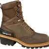 Carhartt CML8369 Men's, Brown, Comp Toe, EH, WP/Insulated, 8 Inch Logger