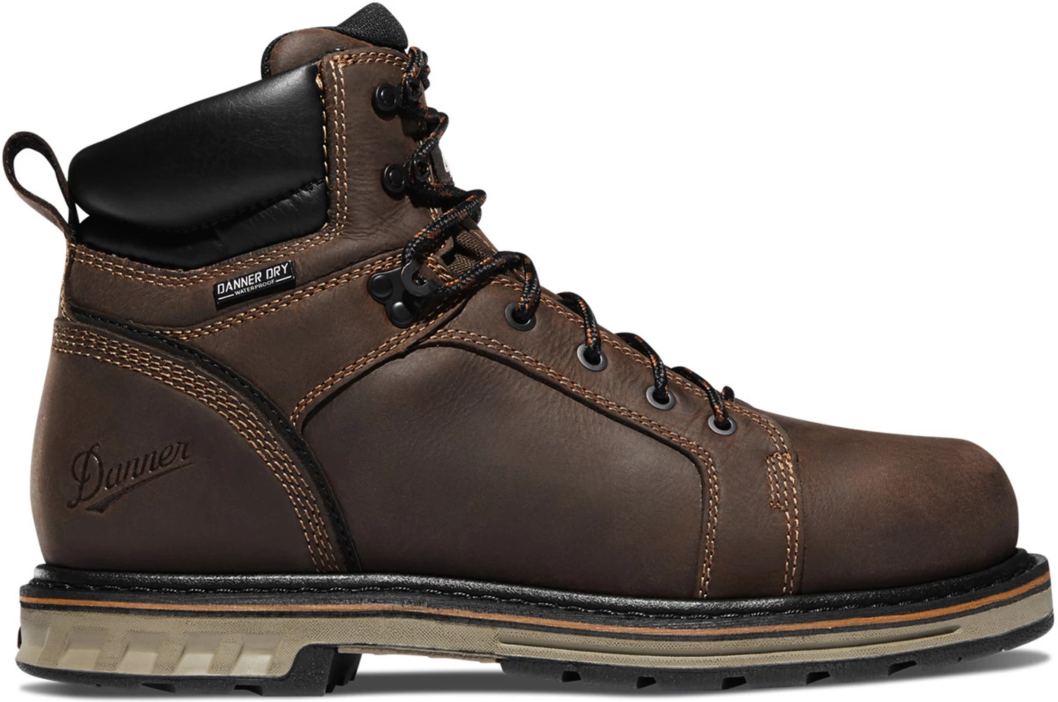 Danner DA12531 Steel Yard, Men's, Brown, Steel Toe, EH, WP, 6 Inch Work Boot 4 Danner DA12531 Steel Yard, Men's, Brown, Steel Toe, EH, WP, 6 Inch Work Boot - Image 2
