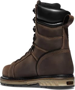 Danner DA12534 Steel Yard, Men's, Brown, Steel Toe, EH, WP, 8 Inch Work Boot -Shoes Sales Store da12534 back profile