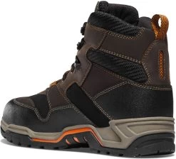 Danner DA15161 Field Ranger, Men's, Brown/Black, Comp Toe, EH, WP, 6 Inch Work Boot -Shoes Sales Store da15161 back profile