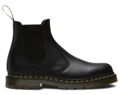 Dr. Martens DMR24383001 2976 Originals Chelsea, Unisex, Black, Twin Gore, Slip Resistant Boot -Shoes Sales Store dmr24383001 side