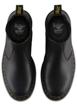 Dr. Martens DMR24383001 2976 Originals Chelsea, Unisex, Black, Twin Gore, Slip Resistant Boot -Shoes Sales Store dmr24383001 top