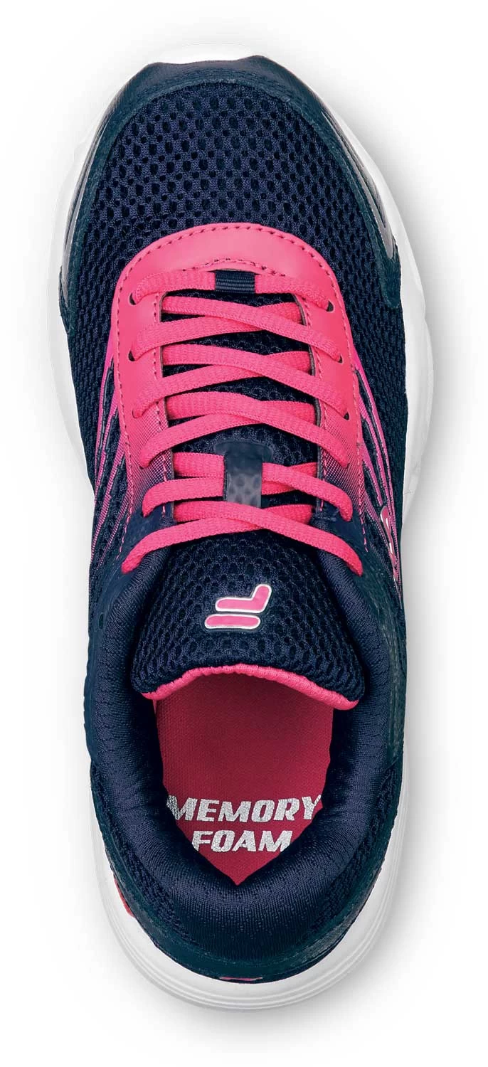 FILA FIL680418 Memory Starform SR, Women's, Navy/Pink Glow/Metallic Silver, Low Athletic, Slip Resistant, Work Shoe 6 FILA FIL680418 Memory Starform SR, Women's, Navy/Pink Glow/Metallic Silver, Low Athletic, Slip Resistant, Work Shoe - Image 4