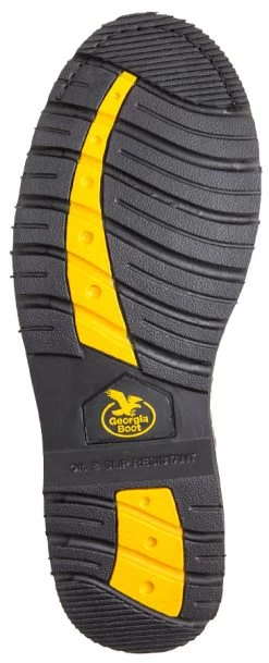 Georgia Boot GA4374 Men's, Brown, Steel Toe, EH, Pull On Boot -Shoes Sales Store g4374 outsole