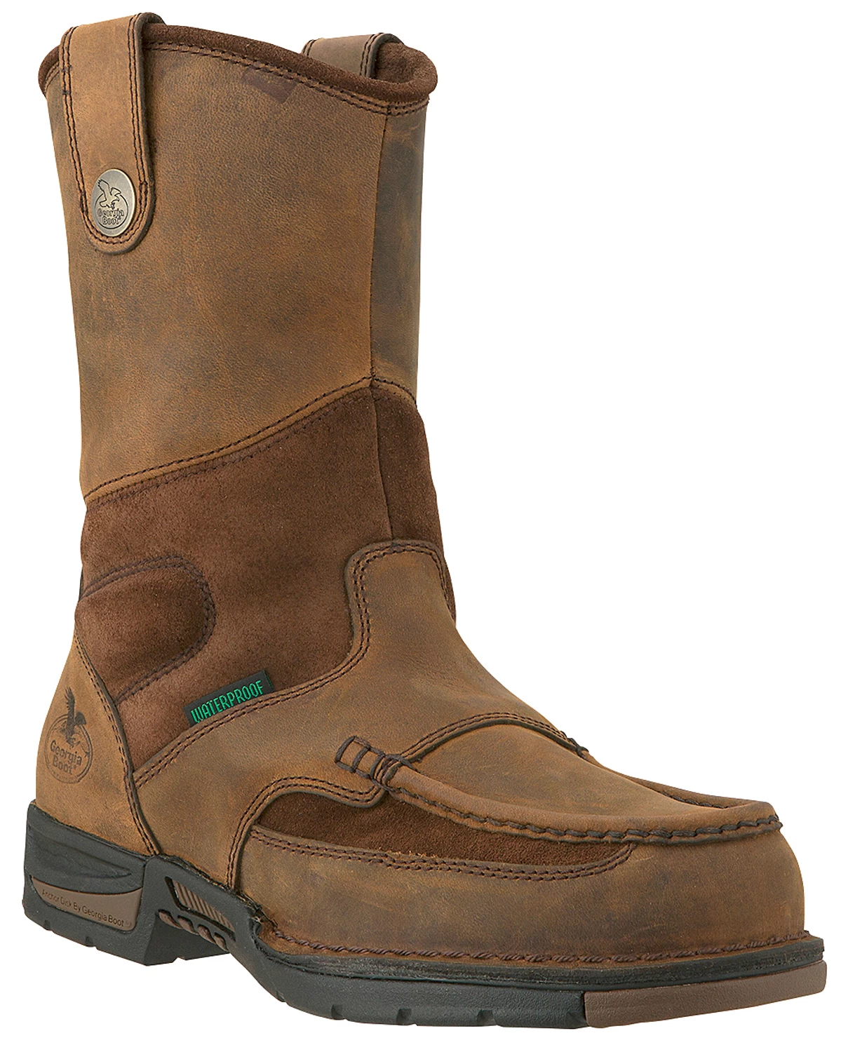 Georgia Boot GA4603 Athens, Men's, Brown, Steel Toe, EH, WP, Pull On Boot 4 Georgia Boot GA4603 Athens, Men's, Brown, Steel Toe, EH, WP, Pull On Boot - Image 2