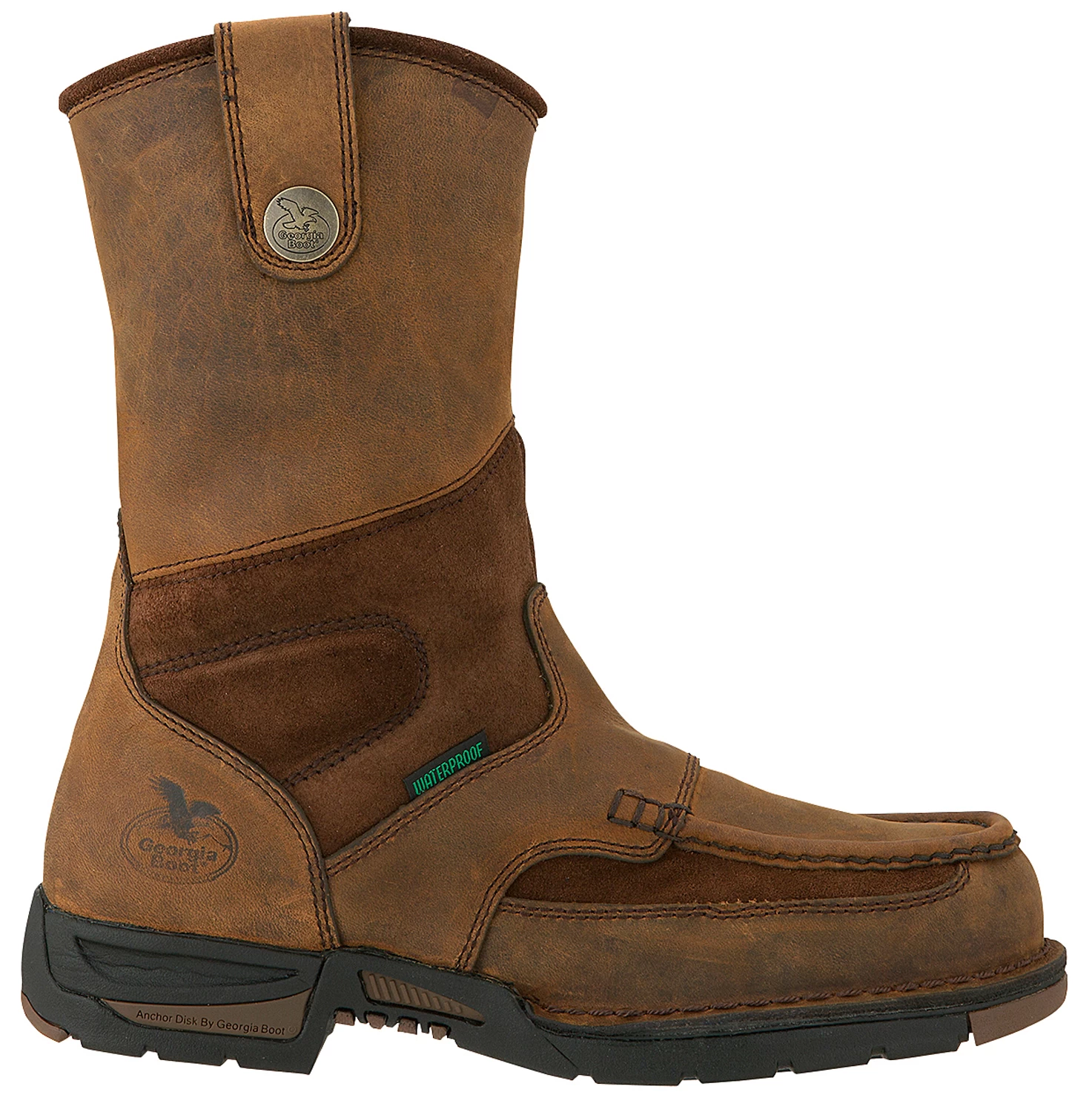 Georgia Boot GA4603 Athens, Men's, Brown, Steel Toe, EH, WP, Pull On Boot 3 Georgia Boot GA4603 Athens, Men's, Brown, Steel Toe, EH, WP, Pull On Boot