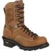 Georgia Boot GAGB00097 Comfort Core Men's, Brown, Comp Toe, EH, Waterproof, 9 Inch Logger -Shoes Sales Store gagb00097 profile