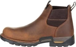 Georgia Boot GAGB00337 Eagle One, Men's, Brown, Steel Toe, EH, WP, Chelsea Boot -Shoes Sales Store gagb00337 inside