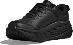HOKA HO1110520BBLC Bondi SR Men's, Black, Soft Toe, Slip Resistant Athletic Work Shoe -Shoes Sales Store ho1110520bblc inside profile