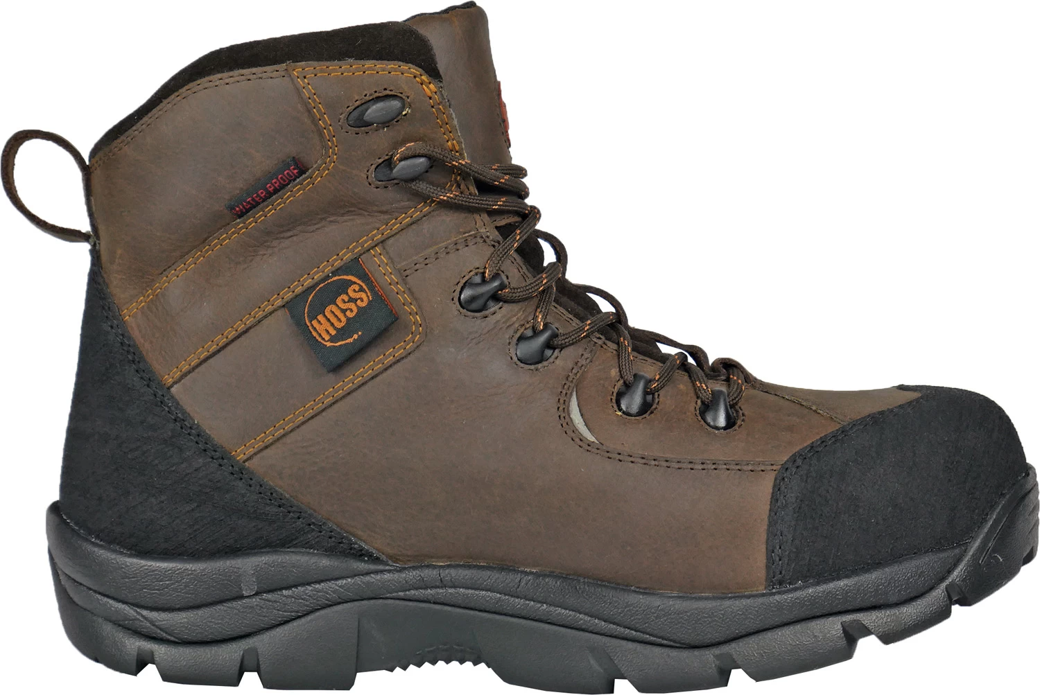 Hoss Boots HS60230 Ridge, Men's, Brown, Comp Toe, EH, PR, WP, Hiker, Work Boot 4 Hoss Boots HS60230 Ridge, Men's, Brown, Comp Toe, EH, PR, WP, Hiker, Work Boot - Image 2