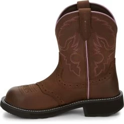 Justin Boots Justin JUGY9980 Wanette, Women's, Brown, Steel Toe, EH, Pull On Boot -Shoes Sales Store jugy9980 inside