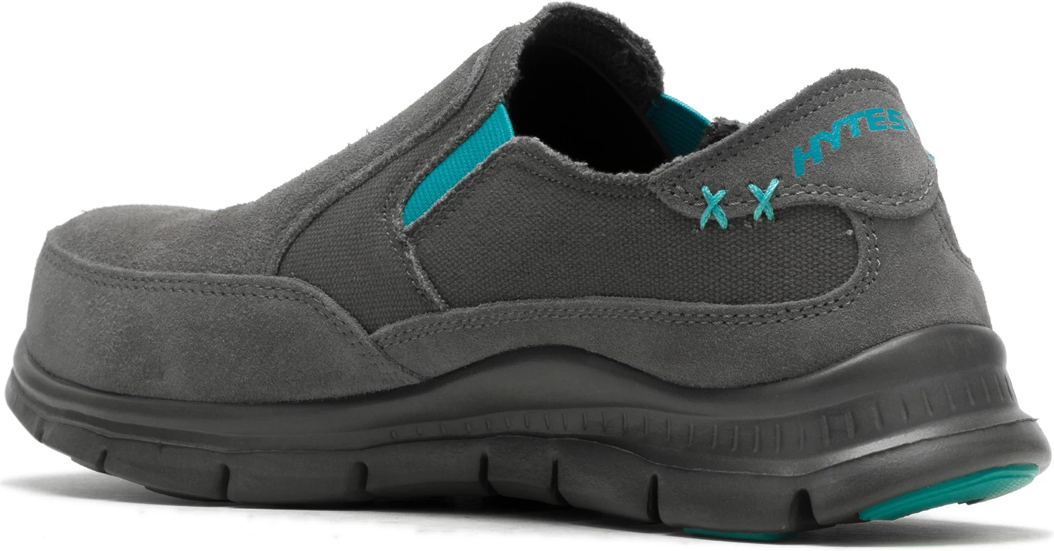 HYTEST 17302 Women's Grey, Steel Toe, EH, Casual Slip On 5 HYTEST 17302 Women's Grey, Steel Toe, EH, Casual Slip On - Image 3