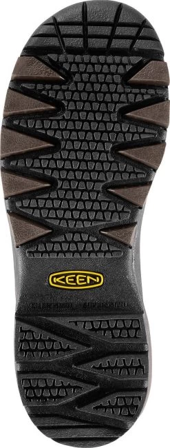KEEN Utility KN1007969 Louisville, Men's, Slate Black, Steel Toe, EH, Mt, WP, 6 Inch -Shoes Sales Store kn1007969 outsole