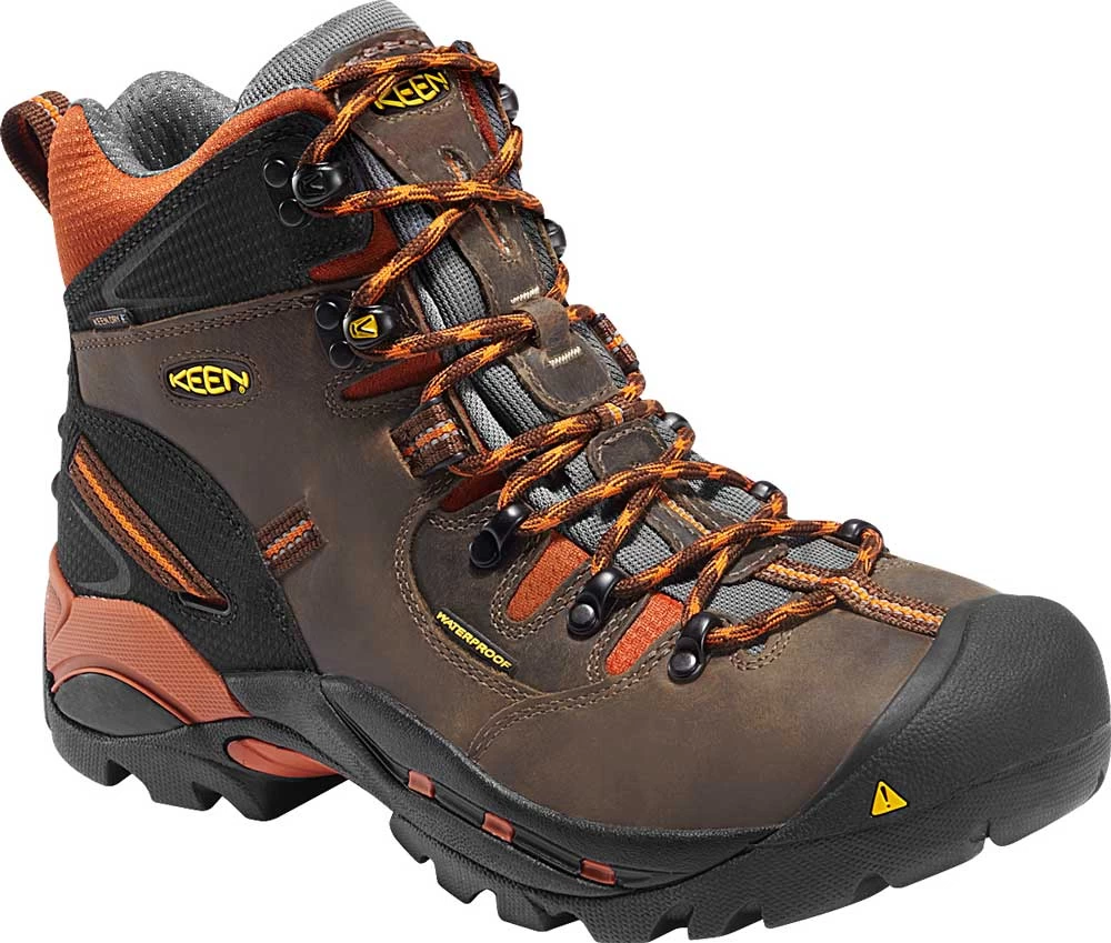 KEEN Utility KN1009709 Pittsburgh, Cascade Brown/Bombay Brown, Men's, Soft Toe, Waterproof Hiker 4 KEEN Utility KN1009709 Pittsburgh, Cascade Brown/Bombay Brown, Men's, Soft Toe, Waterproof Hiker - Image 2