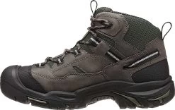 KEEN Utility KN1011243 Braddock Men's, Gargoyle/Forest Night, Steel Toe, EH, Waterproof Hiker -Shoes Sales Store kn1011243 inside