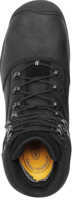 KEEN Utility KN1011357 Louisville Black Steel Toe, EH, Waterproof, Men's Hiker -Shoes Sales Store kn1011357 top