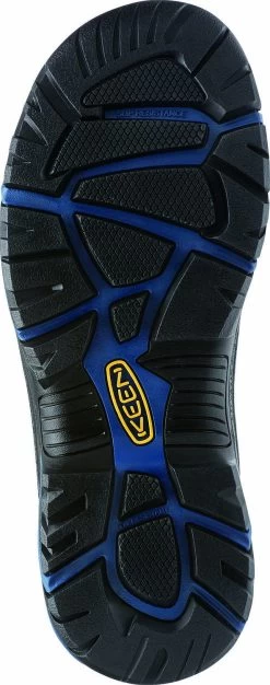 KEEN Utility KN1014605 Braddock, Raven/Estate Blue, Men's, Soft Toe, EH, WP Hiker -Shoes Sales Store kn1014605 outsole