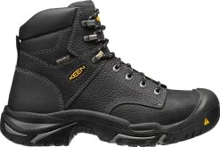 KEEN Utility KN1016778 Mt. Vernon, Men's, Black, Steel Toe, EH, WP, 6 Inch Boot